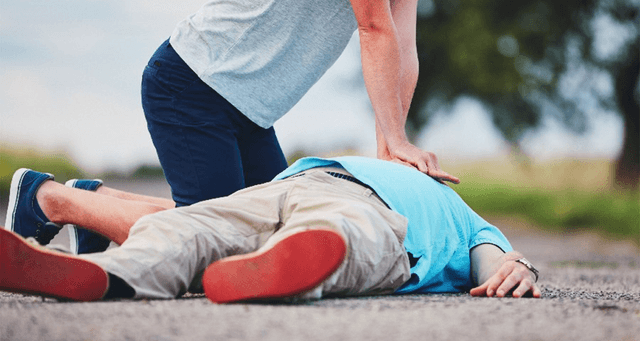 CPR and Heimlich maneuver demonstration